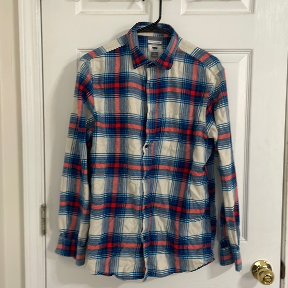 Old Navy mens size medium plaid shirt